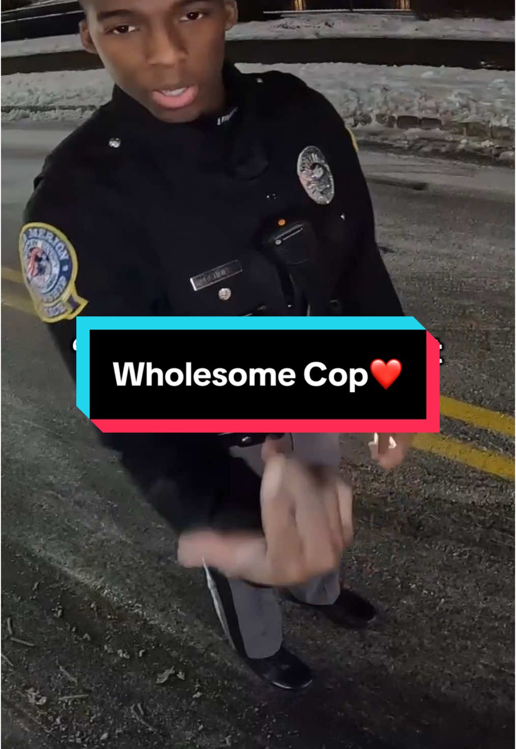 Unexpected Cop Surprise #fyp #cars #tiktok #foryou #racing #tobedriven #professional #xyzabc #cop #policeofficer #kindness  