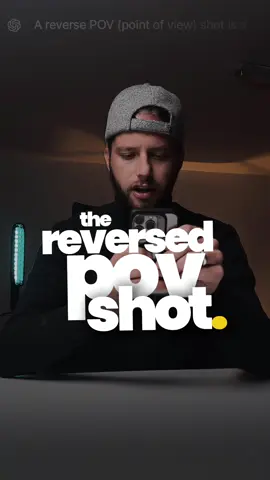 comment 26 and I’ll DM you a free training of 26 days 👇🏼 This shot is called the reverse VOV shot.  It’s actually really simple to create something similar like this with just your phone and CapCut. Now for your first shot grab your phone or laptop and pretend you’re working on it.  Now for your second clip hit the screen recording button, go to chatgpt and write your prompt and hit enter. Once you have both clips, import them in CapCut. Scroll to your screen recording, select it and make it an overlay. Go to Splice and hit Filter. Set the opacity value to around 40 and hit the check mark. To get in front of the text simply duplicate your first video, make it an overlay and go to Remove Background.  Select Auto-Removable and voila there you have it. If you found this useful and I mean I don’t see why not,  comment 26 and I’ll DM you a free training of 26 days where I’ll learn you how to build a personal brand and make money from it.  See you there!