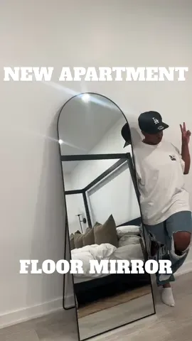 @SENOJ Moving into my new apartment! I’m obsessed with this affordable arched full length floor mirror, available on TikTok and Amazon!  #lifestyleblogger #homedecor #moving #apartment 