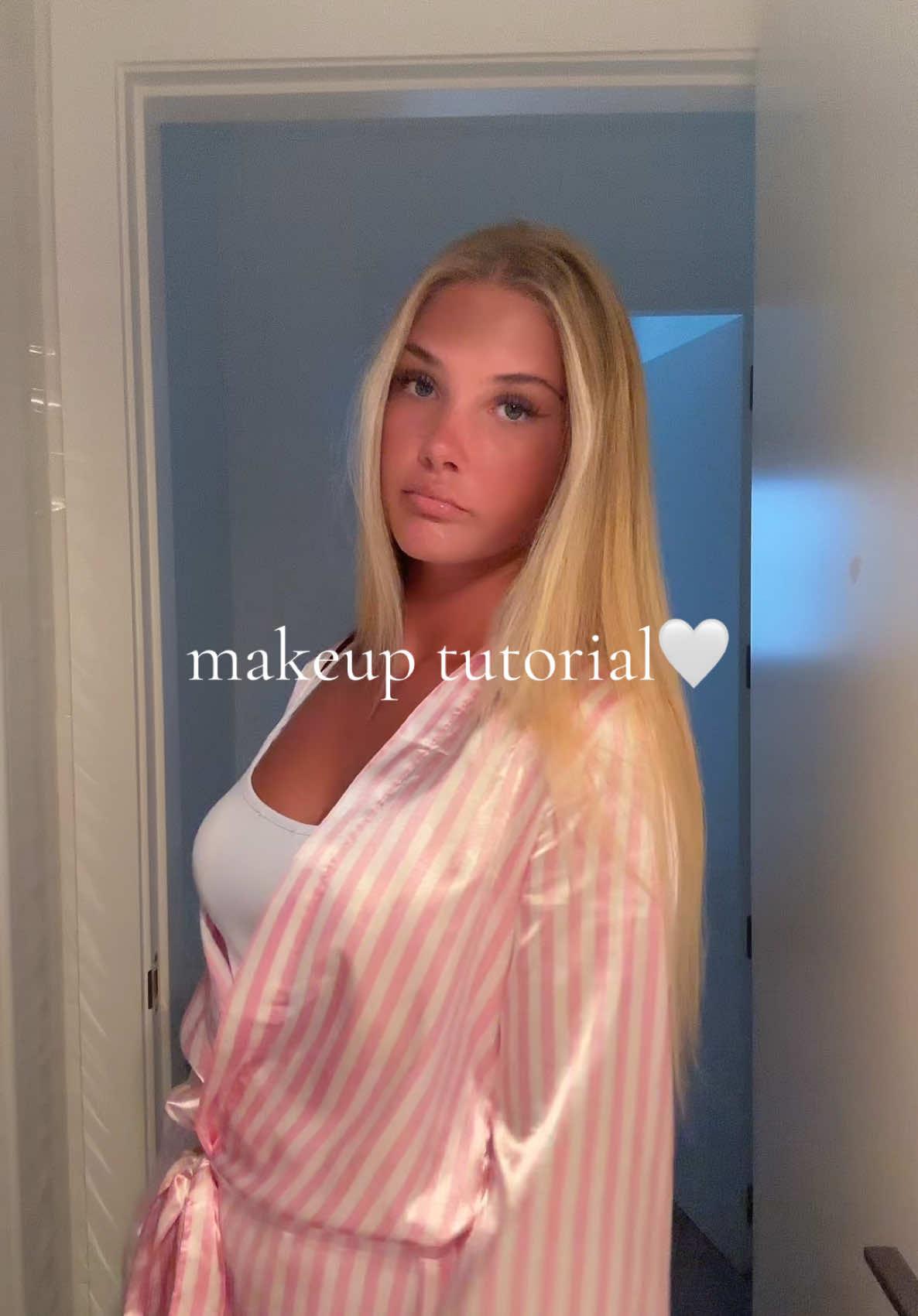 makeup tutorial🤍 #fyp #makeuptutorial #grwm 