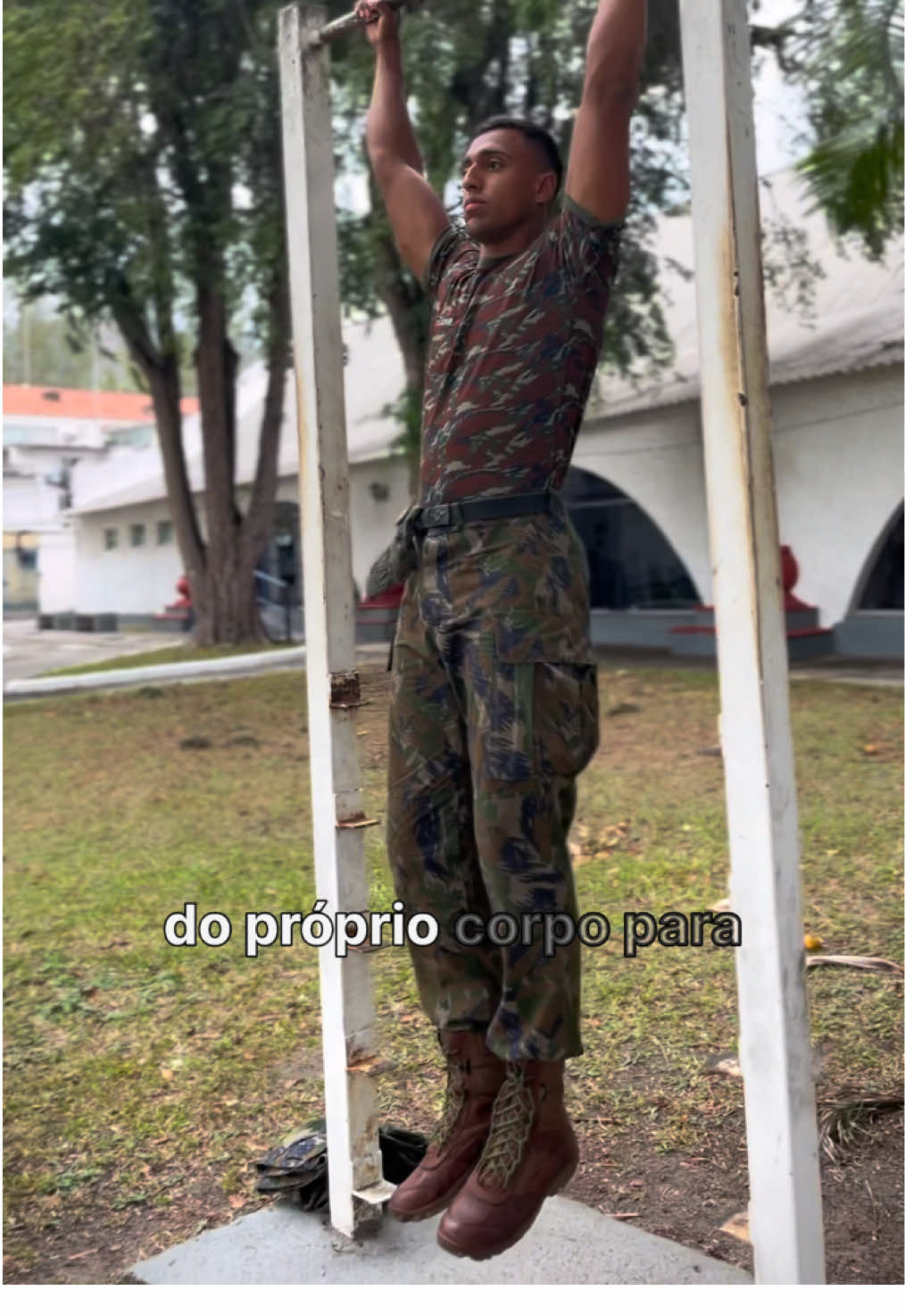 BIZU DE BARRA FIXA #fy #fypシ #pqd #military #exercito #paraquedista #exercitobrasileiro🇧🇷 #dompsa #dompsaerrarnunca #cancoesdetfm #saltolivre #saltolivreoperacional #gym #academia 