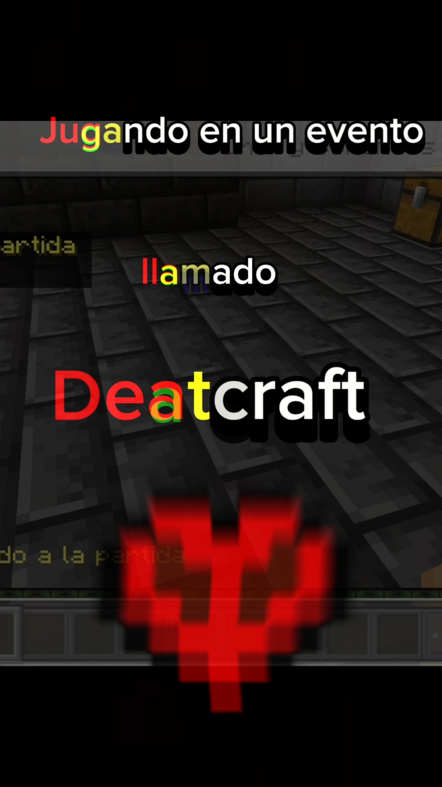 Mi participación en el Deatcraf 😔👎 #Minecraft 