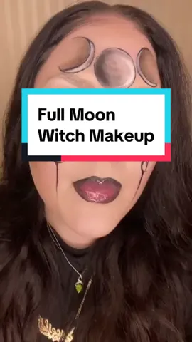 🌘🌑🌒 Another free Halloween Costume idea! Just add a cute fit and go! #makeupartist #halloweenmakeup #witchmakeup 