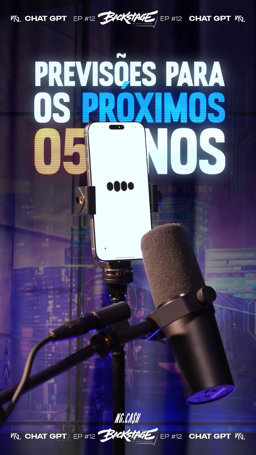 Chat GPT fez previsões IMPRESSIONANTES para os próximos 5 anos! . #🦅Eagle #EagleTrindade #Backstage #PodCast #ChatGPT