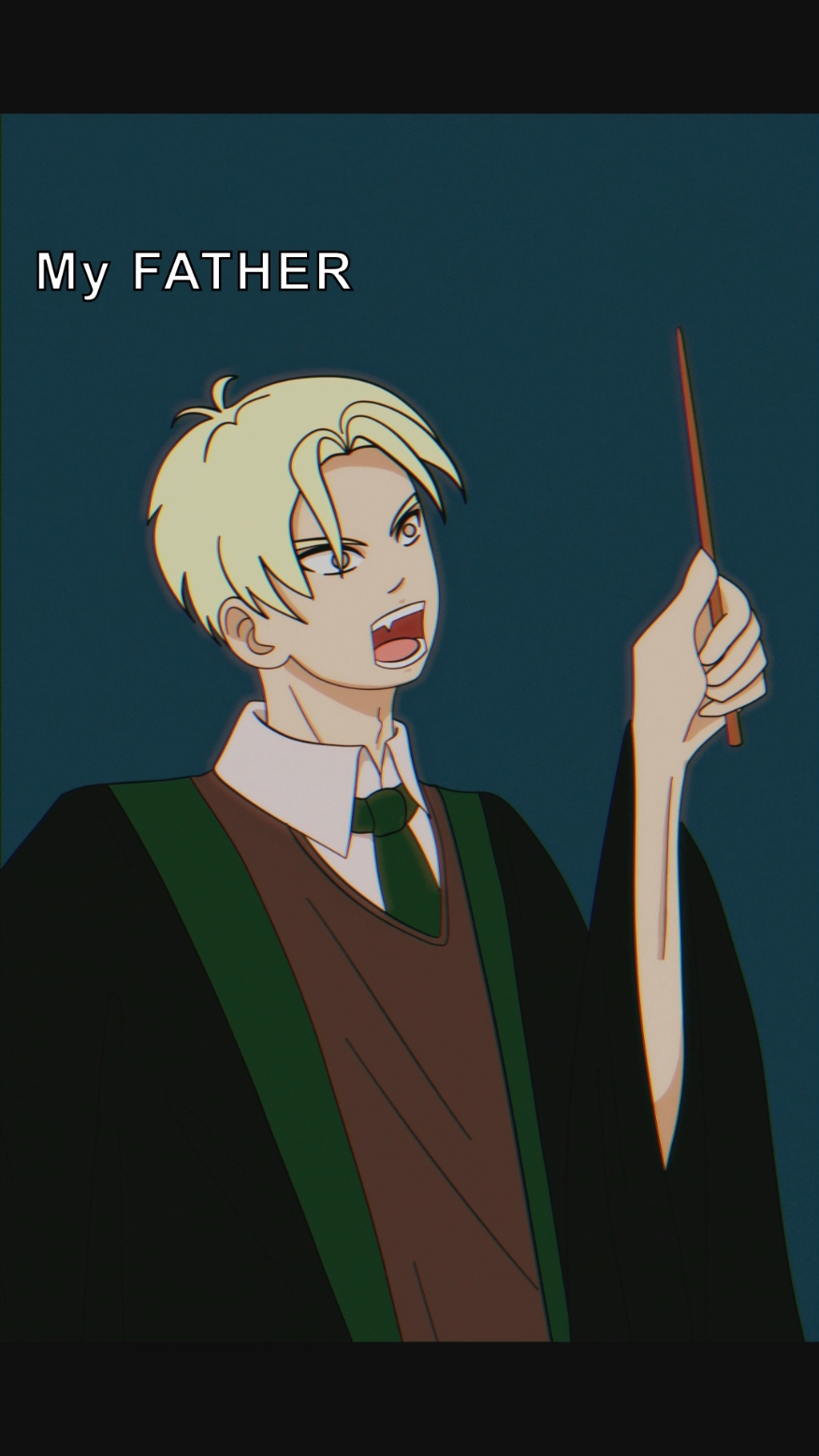 I spent way more time on this than I'd proudly like to admit 😂😭 Some practice animation using Draco Malfoy's famous voice line. What's your favorite Harry Potter quote? 👀 * * * #dracomalfoy #animation #harrypotter #draco #malfoy #myfatherwillhearaboutthis #meme