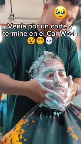 #venia por un corte a la moda y termine en el car wash#meme #humor #chistoso #comedia 