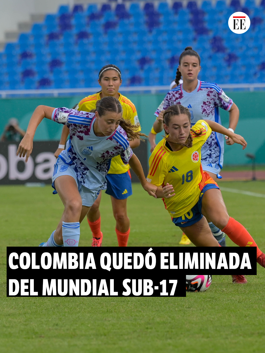 Colombia se quedó fuera del Mundial Femenino Sub-17. Tras caer 2-1 contra España, la selección se quedó sin posibilidades de avanzar a cuartos de final. #Noticiashoy #seleccióncolombia #mundialfemeninosub17