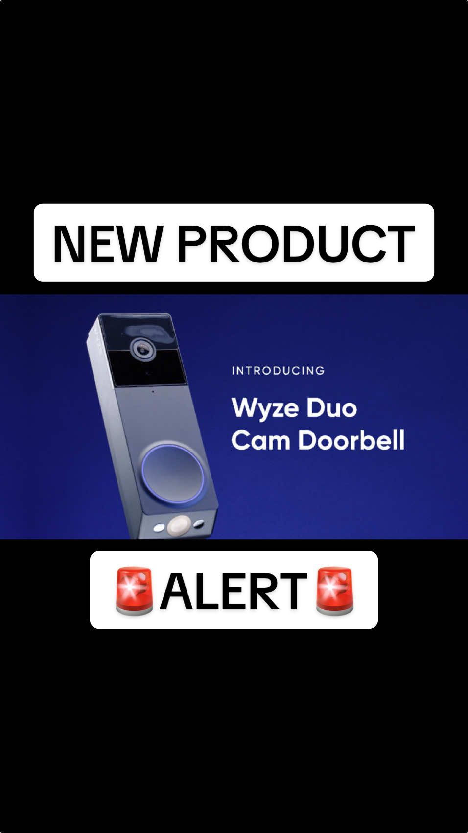 Two cameras. Two views. One for people. One for packages. Double the porch protection. Wyze Duo Cam Doorbell is our latest ding dong innovation! Plus, get 2K video. Local recording. And, an all-new WiFi chime. As you can see, there's so much more to see. Check it out! #videodoorbell #doorbellcamera #dingdong #innovation #productlaunch 