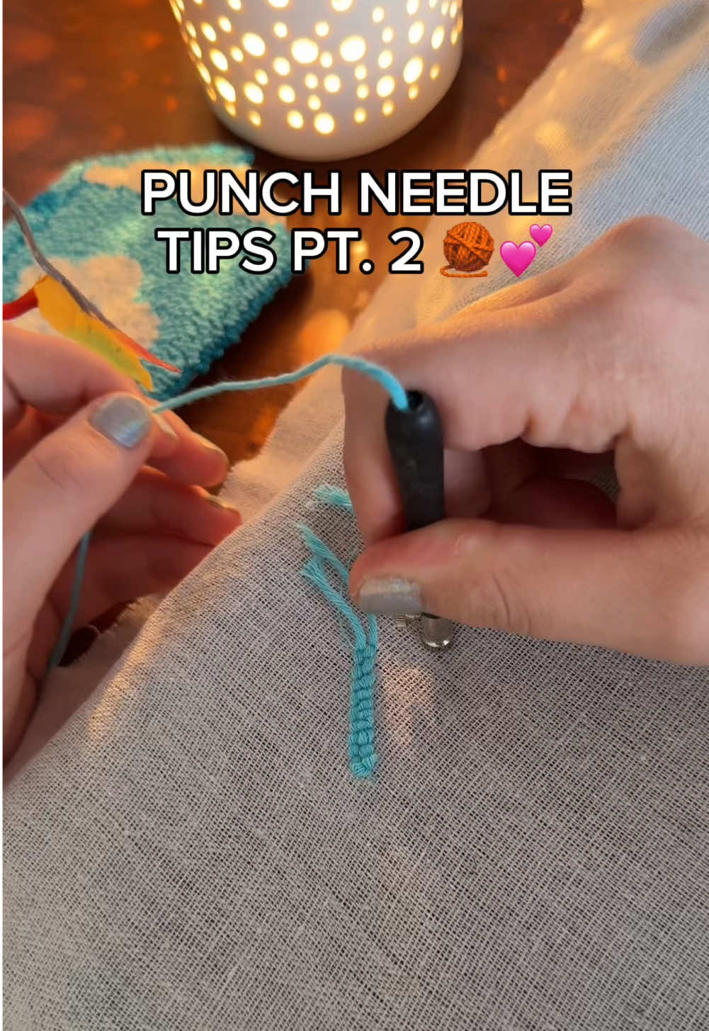 Replying to @Divine Journeyer  try this and see if it helps! 🧶💕 #punchneedle #punchneedletips #mugrug #diykits #craftsforadults #relaxinghobby #cozycrafts #adhdcrafter #craftygirls #fiberart #fyp 