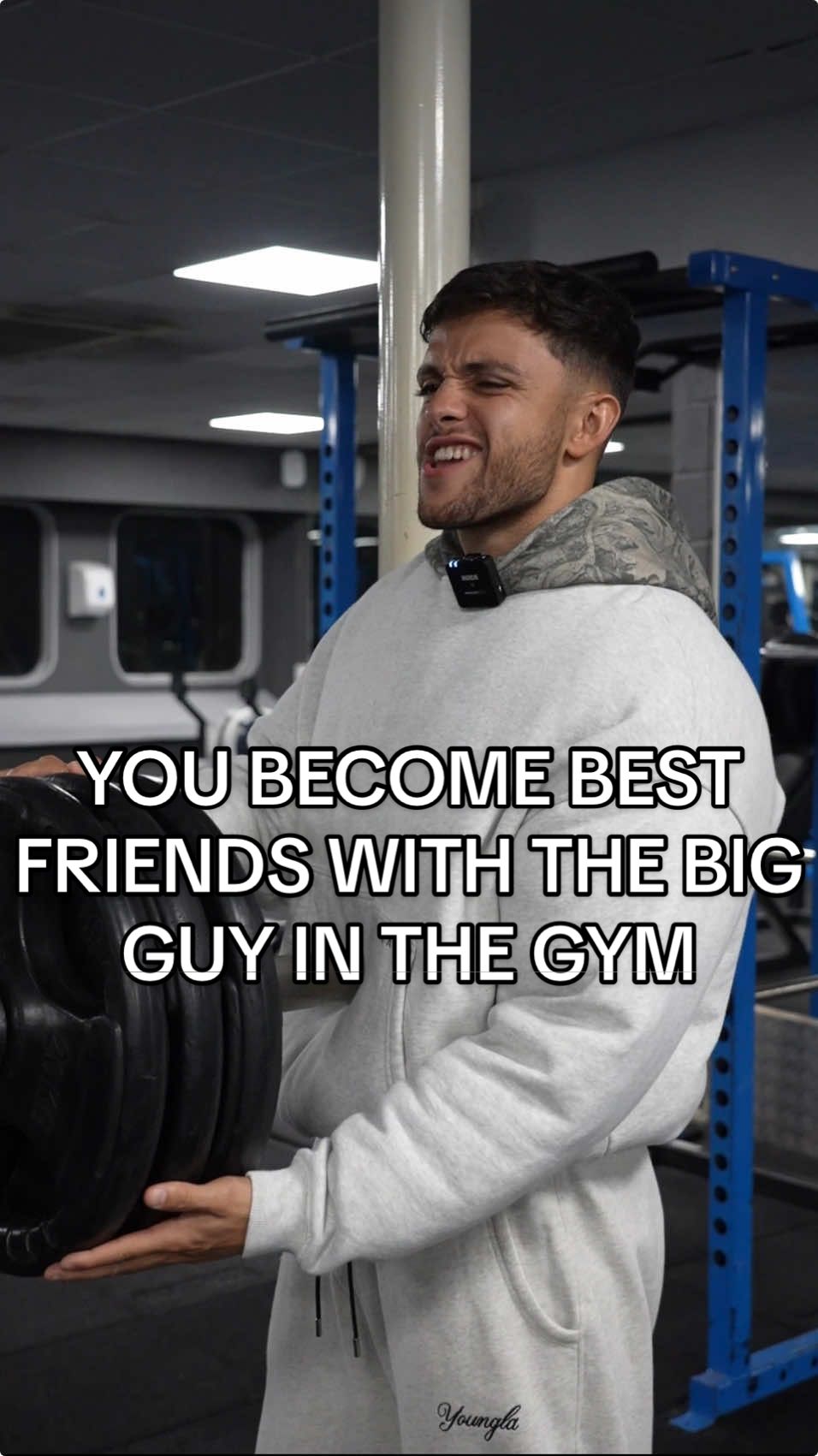 Big man status from the big man is really something @YOUNGLA CODE “KARA”, @GHOST LIFESTYLE CODE “JAY” #GymTok #FitTok #gymhumor #bodybuilding 