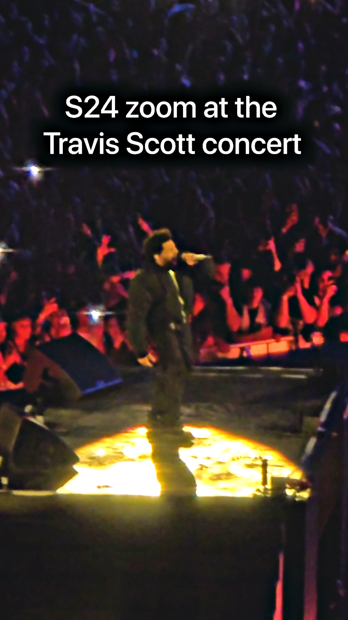 The Galaxy S24 Ultra zoom was clutch for the Travis Scott concert. Can't believe The Weeknd pulled through!#GalaxyS24 Ultra #withGalaxy #TravisScott #Weeknd #Concert #Gig #Zoom #SamsungPartner