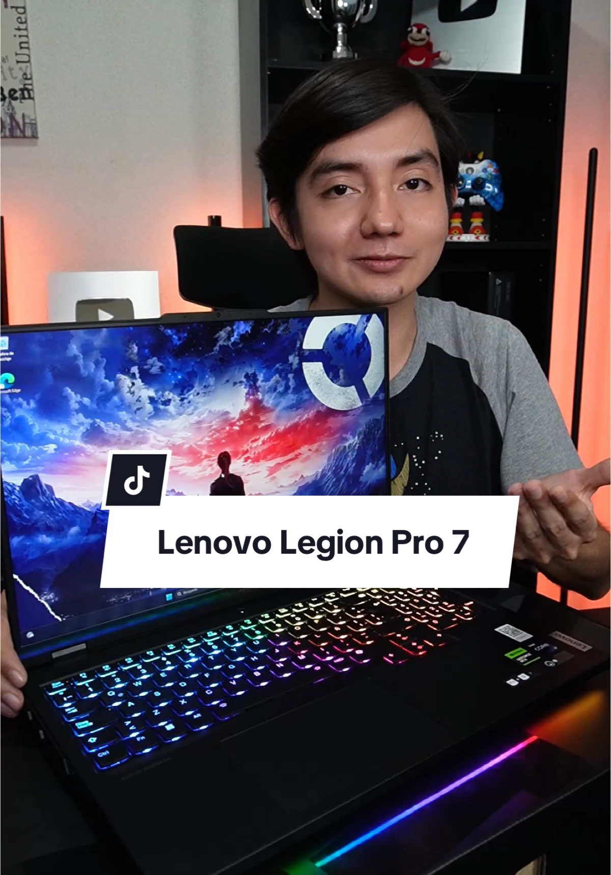 LENOVO LEGION PRO 7, no le hace falta potencia, su Procesador Intel Core i9 de 14va gen es todo lo que necesitas para tus tardes de videojuegos #NextGenGaming #Reachyourimpossible #LenovoLegion