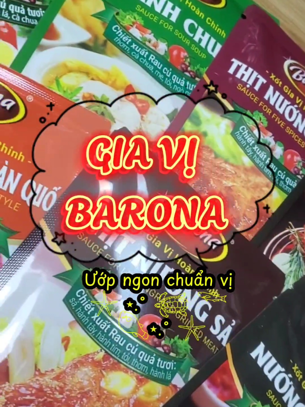 🐖🐓🦀 Gia Vị Barona , ướp ngon tiện lợi 👍🌶👏 #lauthai #suonxaochuangot #thitxaxiu #thitkhotau #nuonghanquoc #nuongmuoiot #nuongbbq #thitkho #canhchua #giavinauan #giavị #sốtuopthitnuong #giaviuopthit #kheotayhaylam #anngon #anngonnaugon #anngonmoingay #anngoncungtiktok #vàobếp  #xuhuong #giavibarona #cákho #kimchi #CapCut 