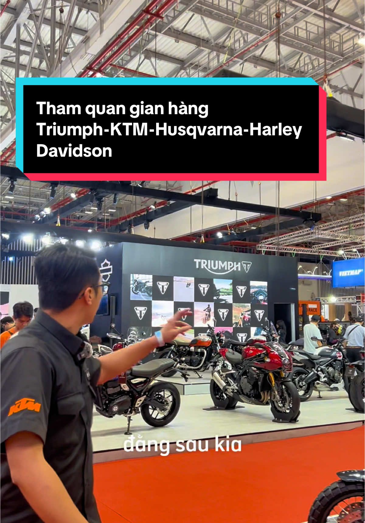 Đường đến gian hàng Vietnam Motor Show 2024 #ktm #triumph #husqvarna #harleydavidson #ktmbaobao