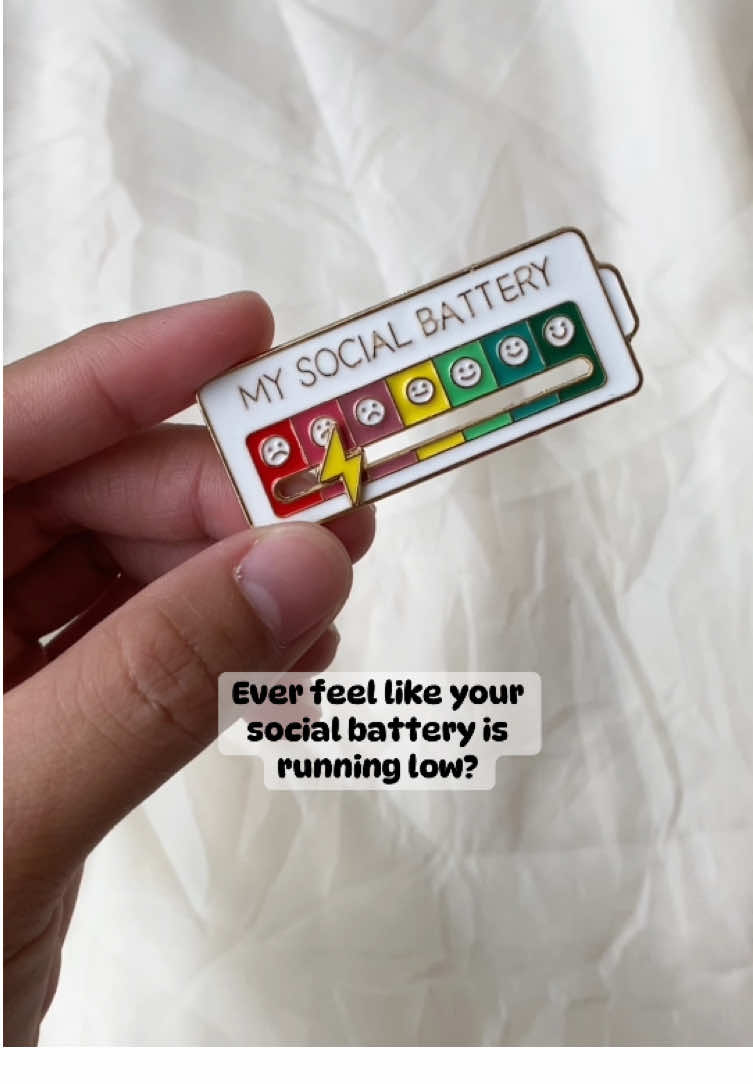 Get now for 51 pesos only! #socialbattery #socialbatterypin #introvertthings #extrovertthings #tiktokmademebuyit 