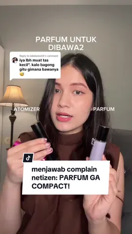 Replying to @adelianto06 solusi untuk teman2 yang complain parfumnya kurang compact! Products mentioned: Perfume atomizer Parfum LOCO Perfumery @Loco.scents Dialogue Ivi, Red Rhapsody #reviewparfum #parfumviral #parfumlokal #locoscents #fragranceonthego #gettinloco #parfumtravel #parfumbunga 