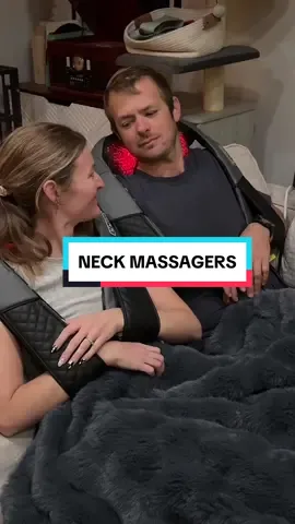 These neck massagers are the perfect way to wind down together before bed!  #viralneckmassager #neckmassager #bestneckmassager 