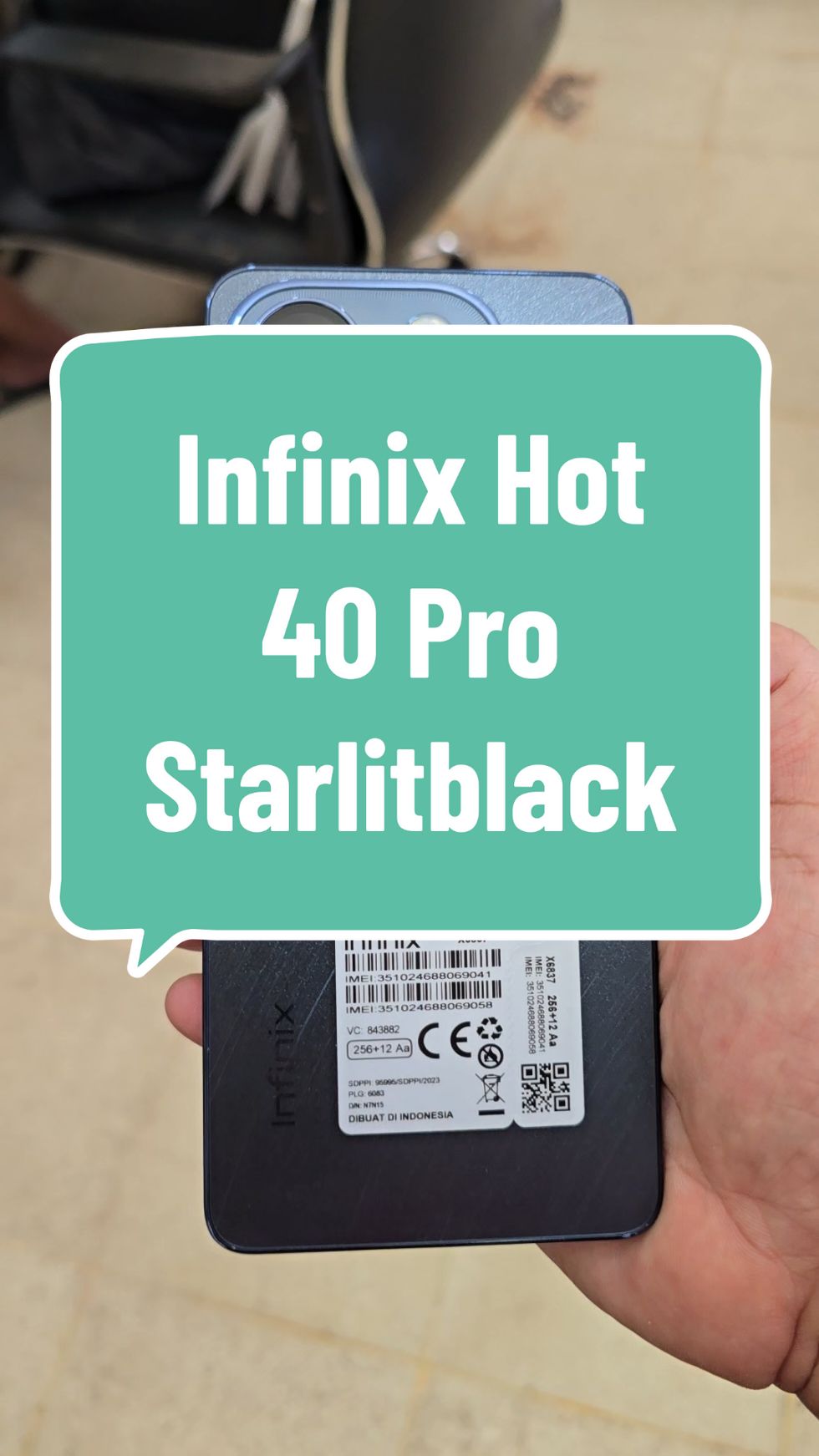 infinix hot 40 pro starlitblack #infinixhot40pro 