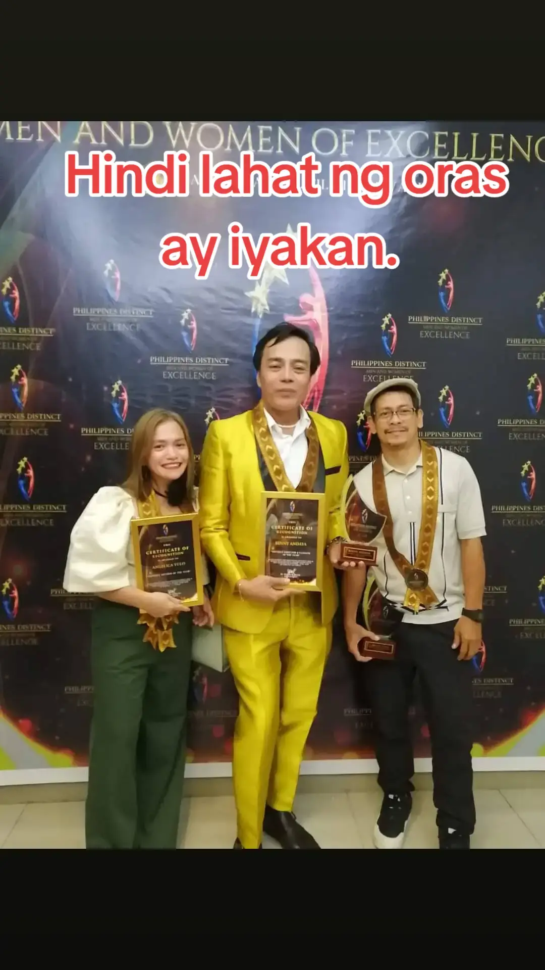 MAY BAGONG AWARD SI ANGELICA YULO AT SI MARK ANDREW YULO CONGRATULATIONS ❤️❤️❤️