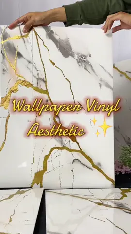 Wallpaper Vinyl Marble ukuran 30cm x 60cm, motif menawan memberi sentuhan elegan di setiap ruangan✨ langsung Checkout sebelum kehabisan🤩🛒 #fyp #wallpapervinyl #wallpapermurah #wallpaper #joyfulhomeinterior 