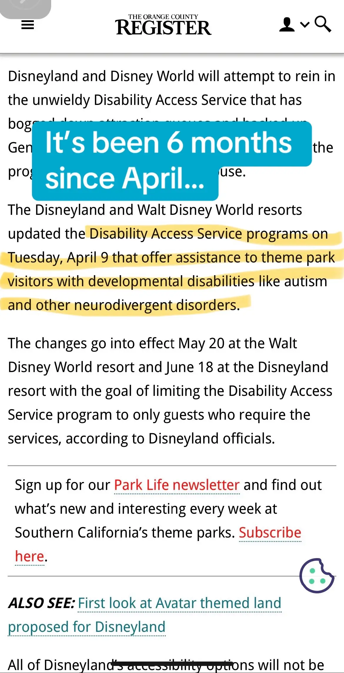 It’s time for meaningful inclusive change that doesn’t keep people from accessing disability accommodations that they need  We’re not giving up  #disneydas #disneyland #disneyworld #themepark #iaapa #amusementpark #iaapaexpo 