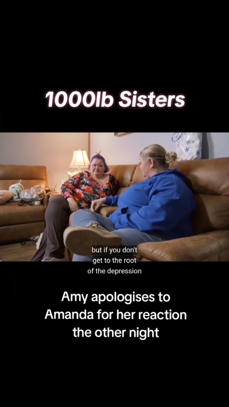 1000-lb Sisters - Amy apologises to Amanda #1000lbsisters #1000poundsisters #weightloss #realitytvclips #amyandtammy #realityshow #fyp