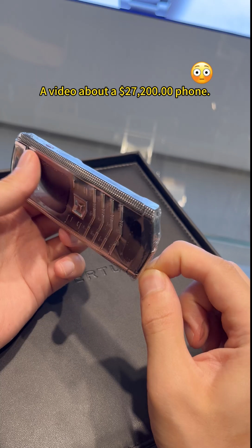 This is how luxury phone's are packaged for the first time I see them.#foryou #fyp #unpack #unpacking #unbox #unboxing #ivertu #luxuryphone #luxury #vertuphone #foryou #signature #luxurylife 
