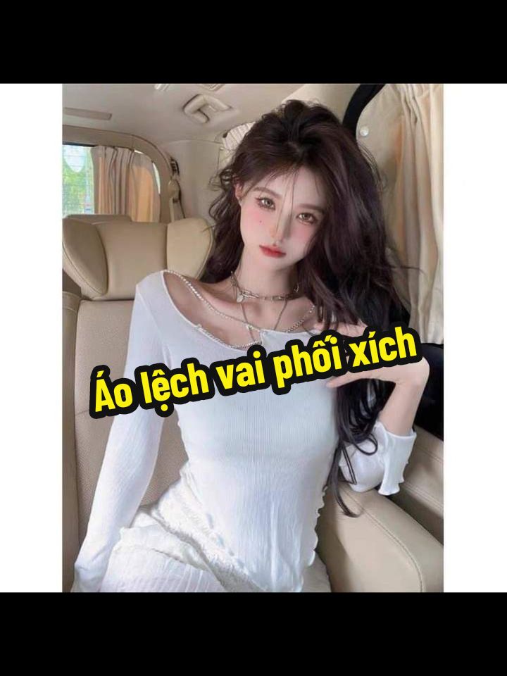 Áo lệch vai tay dài phối dây xích chéo ngực cực cá tính ⚘️☘️ M.u.a ở g.i.ỏ h.à.n.g trong bio của mình nhé ạ 🌸🌱🌸🌱#viralvideo #viral #fypシ #fyp #LearnOnTikTok #shopeehaul #shopeecheck #Reviewshopee #tiktok #viral #ReviewLamDep #viraltiktok #xuhuong #trending #trendy #ThanhThoiLuotTet #SportsOnTikTok #TikTokFashion #HelloVietnam #aothunnu #aokieunu #aotaydai 