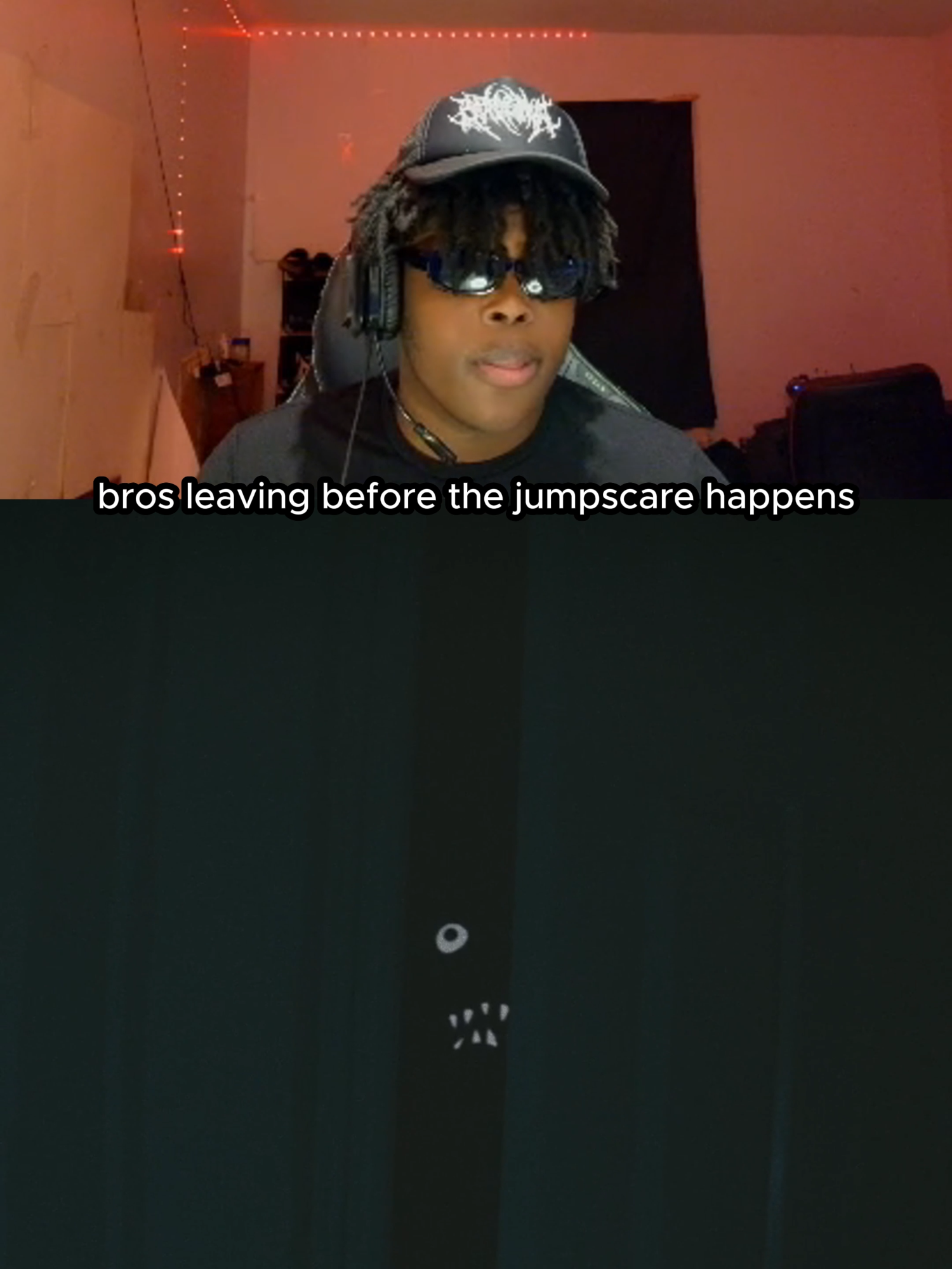 bro just be leaving 😂 (Twitch/YT: HeyyVance) #captured #scarygames #jumpscare #fypage #viral