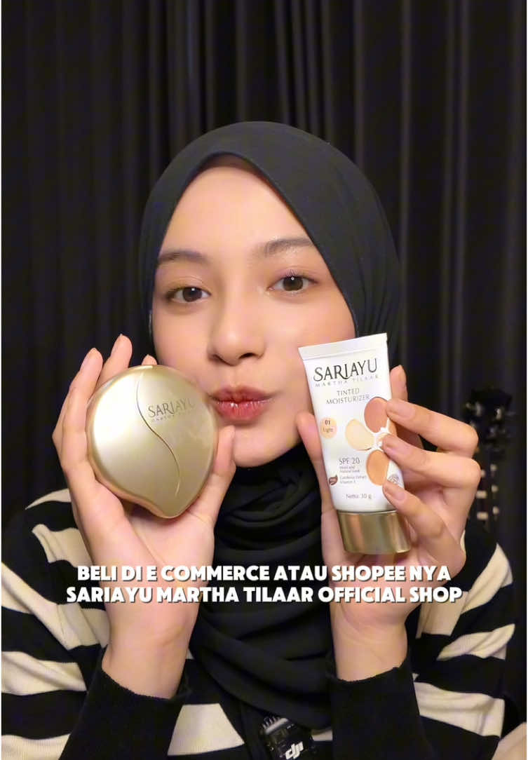 makeup daily ter ringan lov bgt deh #sariayutintedmoisturizer #sariayutwowaycake #sariayumarthatilaar 