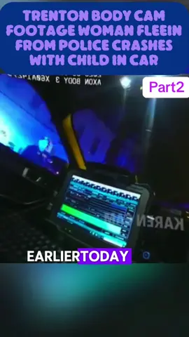 Trenton Body Cam Footage Woman Fleeing From Police Crashes with Child In Car #part2  #cops #copsoftiktok #police #policeoftiktok #lawenforcement #viral #flypシ #usa_tiktok #bodycam #unlawful 