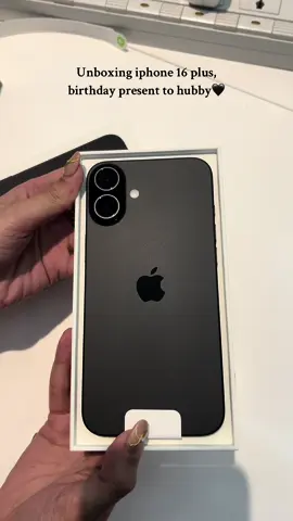 Unboxing iphone 16plus, early birthday gift to my enemy 🤣 #iphone16plus #unboxing #foryou #fypage 