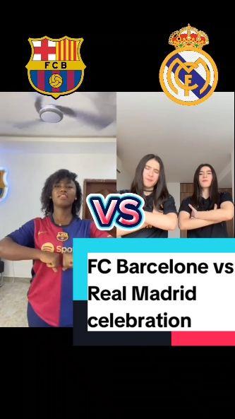 Real Madrid vs FC Barcelone (célébration)#madrid #barcelona #celebration #fyp 