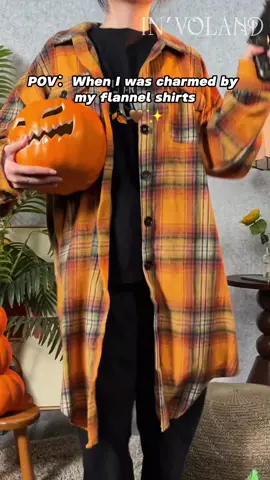 You finally bought that jacket that looks just like real flannel 🤎#fallfashion #plussizefashion #sweaterweather #womensclothing #fall #tiktokshop #flannel 