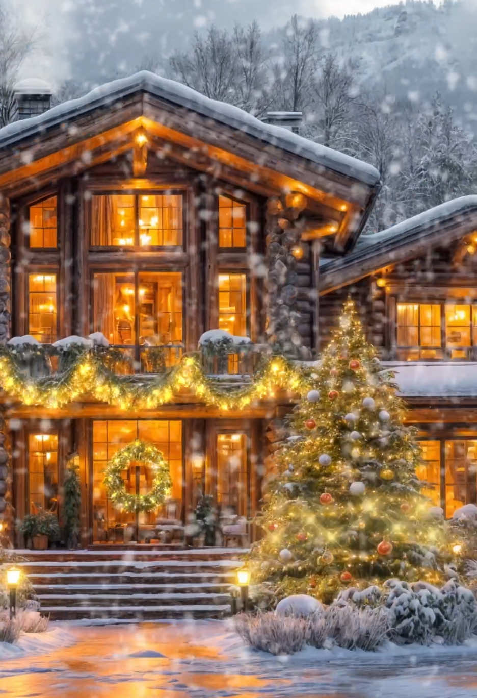 Cozy place ☺️🌨️ #dream #scenery #cozy #cozyvibes #dreamhome #dreamplace #christmas #christmasvibes #christmasiscoming #illumination 