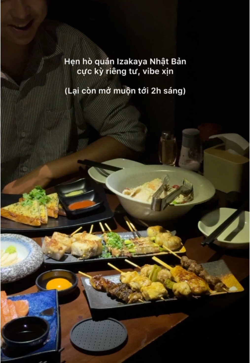 Thèm đồ Nhật mà lại còn muốn riêng tư? Izakaya Không Say Không Về #fyp #xuhuong #ハノイ居酒屋 