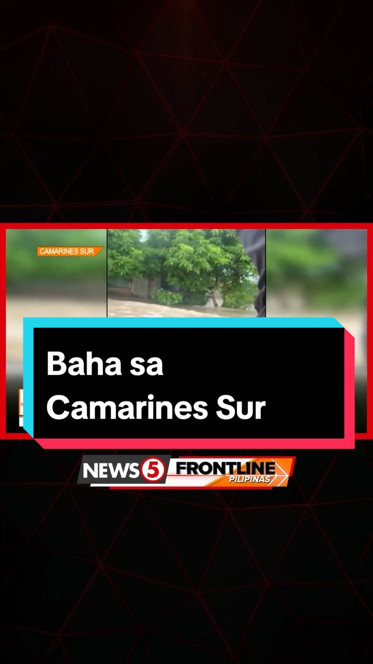 Lubog sa baha ang bayan ng Milaor sa Camarines Sur. Hanggang leeg naman ang taas ng tubig sa ilang barangay. #FrontlinePilipinas #News5 #BreakingNewsPH 