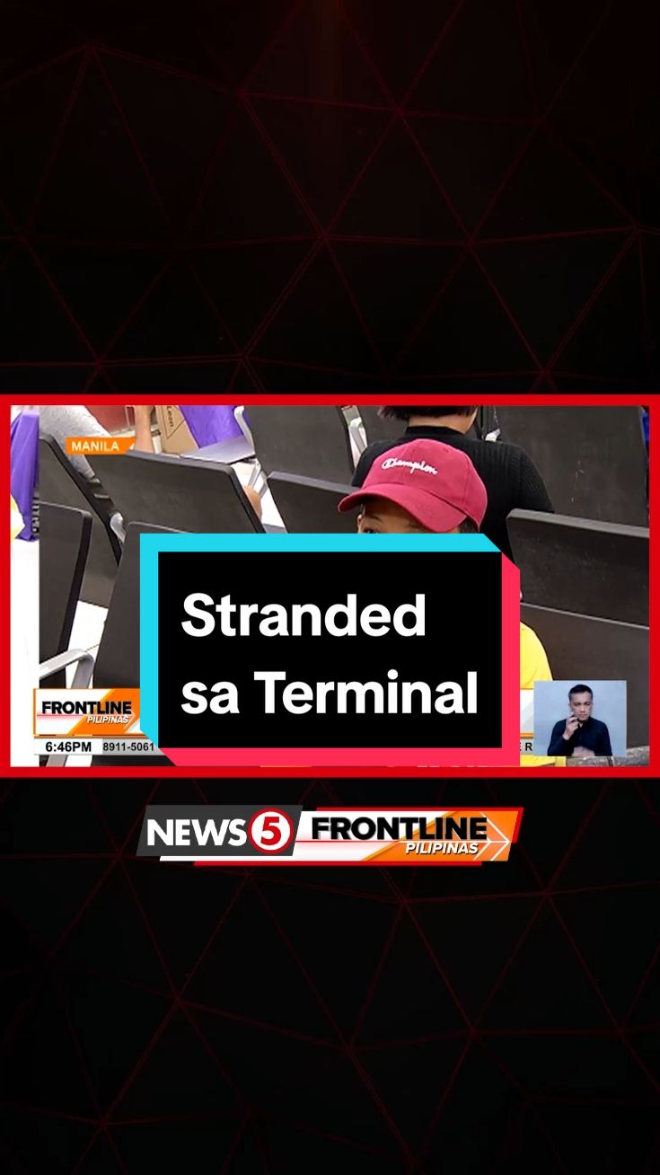 Kanselado ang maraming biyahe — mapa-bus, eroplano, o barko — dahil sa Bagyong #KristinePH. #FrontlinePilipinas #News5 #BreakingNewsPH 