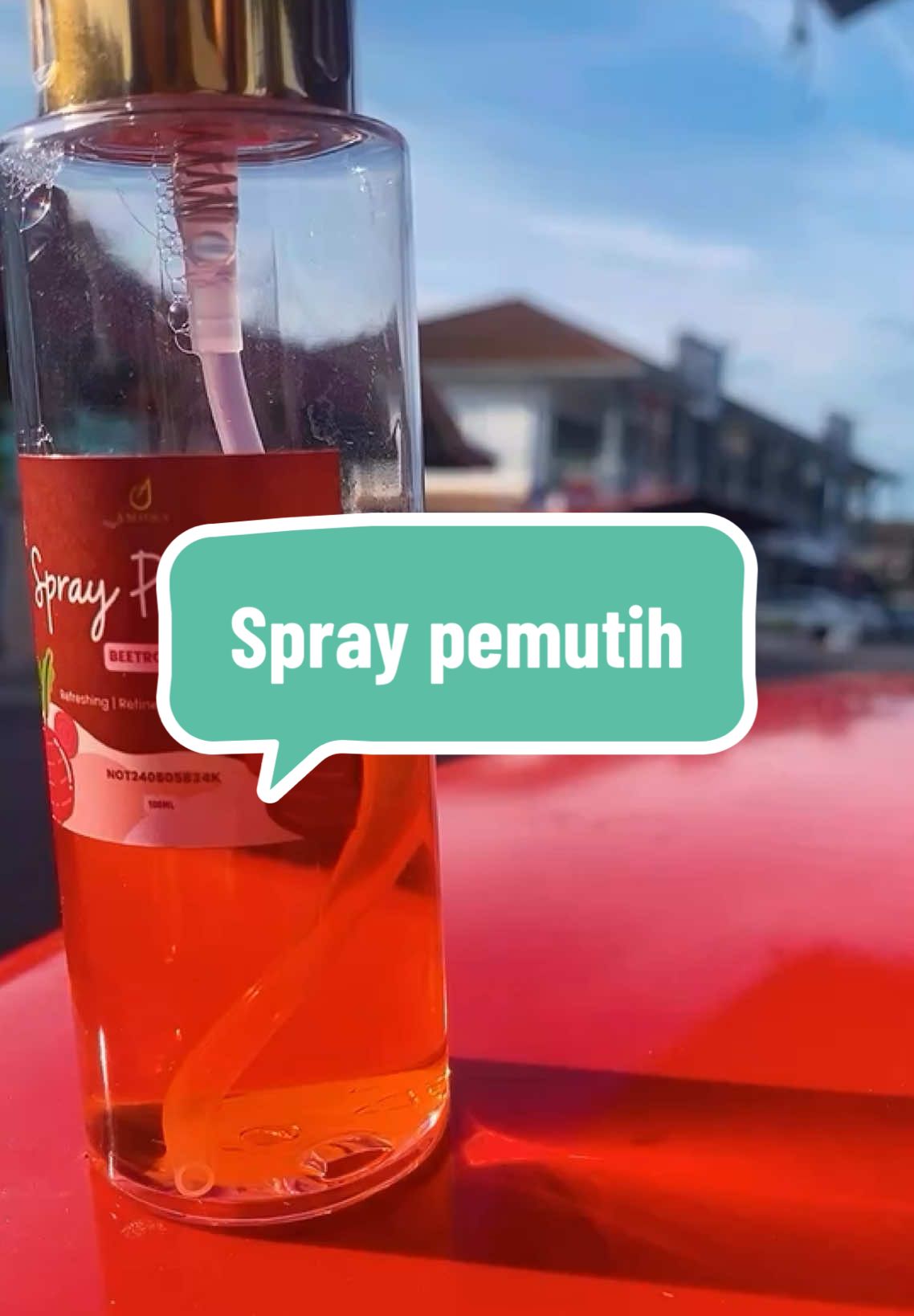 terus segarrr muka ampa.. #spraypemutih #affiliatemarketing 