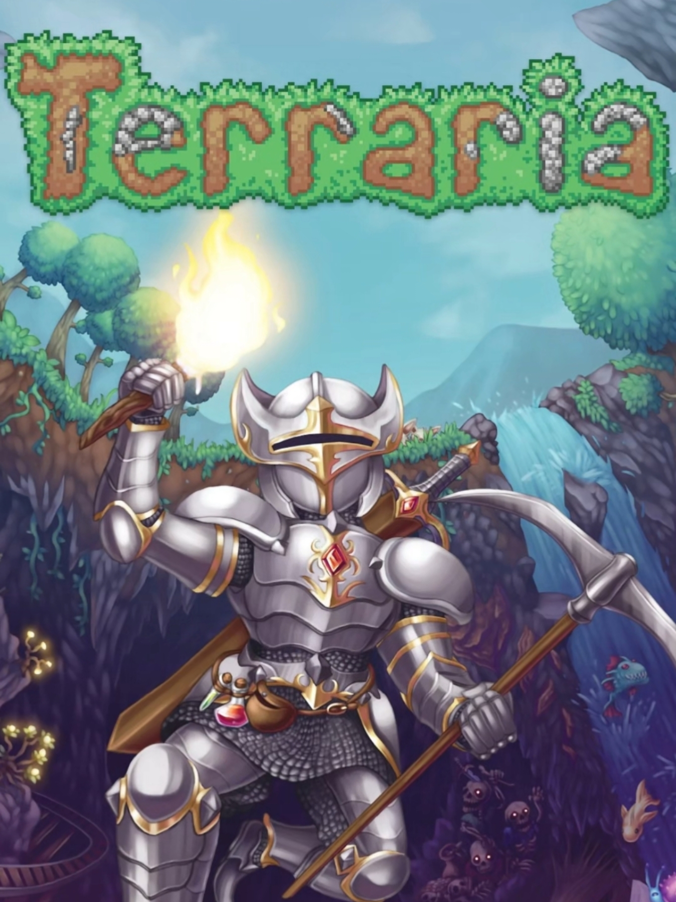 Quantas horas de vida Terraria tirou de você? ⛏️🌳🐇 #terraria #games #steam #jogos 