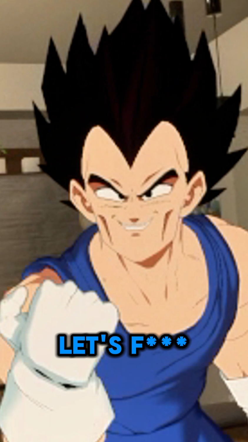 Gokus big secret with Vegeta  @Mista Cassla  #memes #animetiktok  #goku #dragonball 