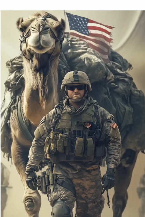 The US Army and the Giant Creature #aninals #fyp #midjourney #usa🇺🇸  #usa_tiktok #unitedstates #army 