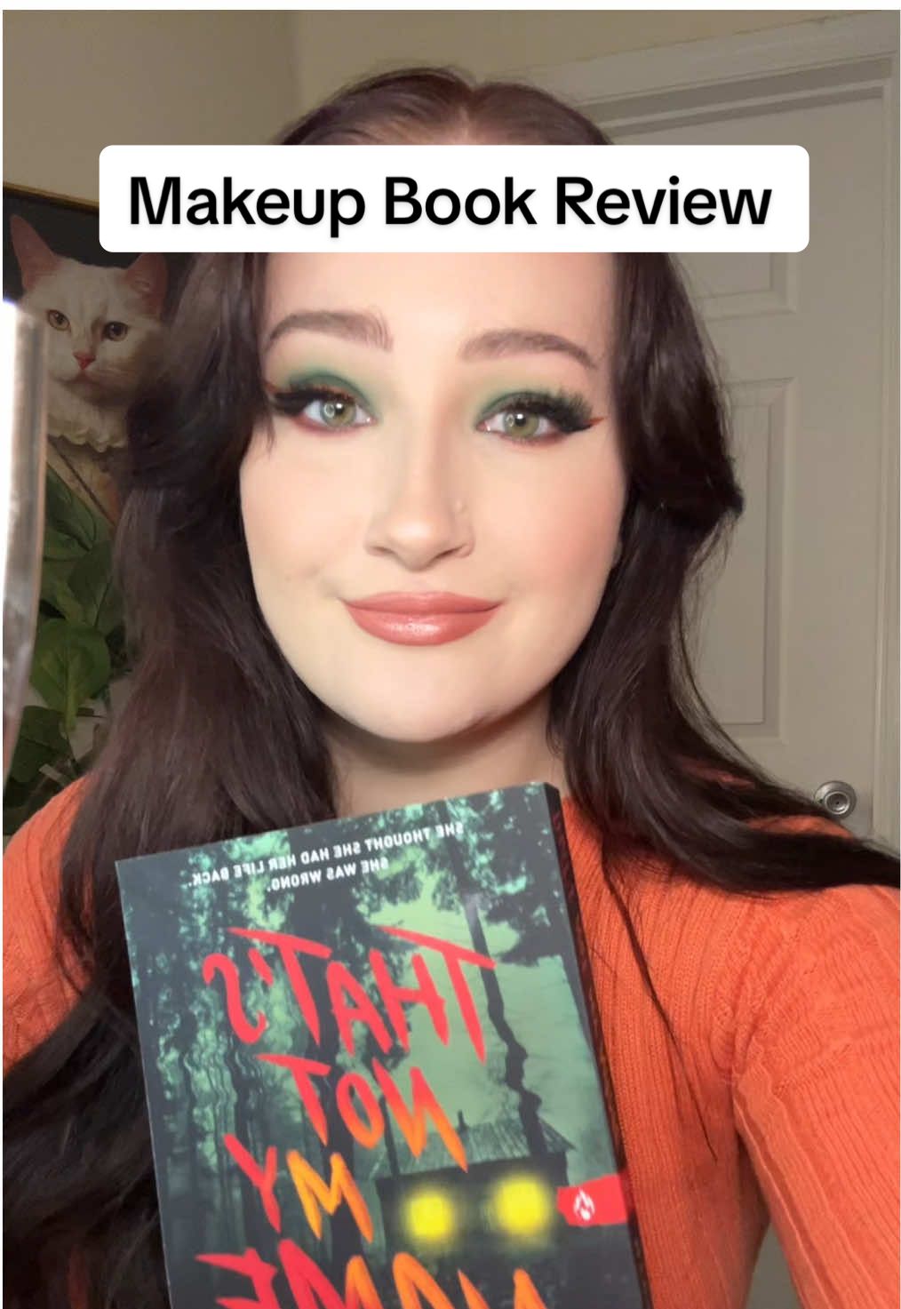 This was a more fun way for me to do a book review! Should I do more? 🧐 #bookreview #yathriller #thrillerbooks #bookrecommendations #bookreviews #BookTok #yabooks #yabooktok #makeuplook #makeup 