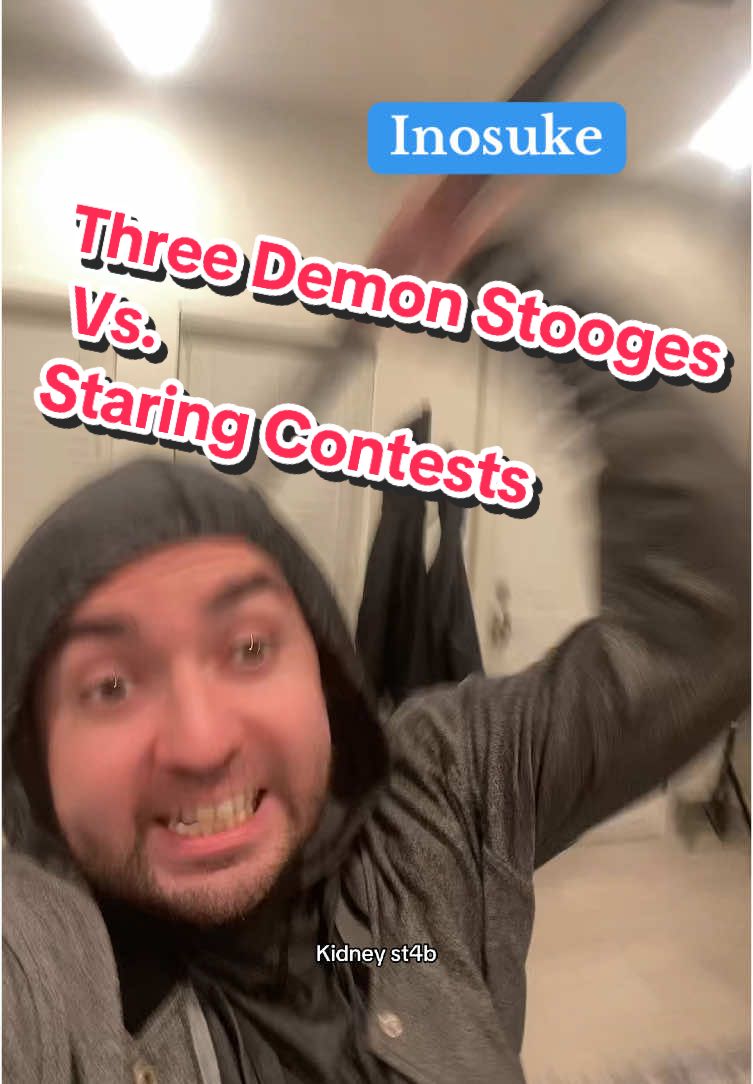 Demon Slayer - Three Demon Stooges vs. Staring Contests #fyp #otaku #weeb #kny #demonslayer #genya #inosuke #gyomei 