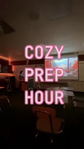 Ambience video during prep hour is a must for me 