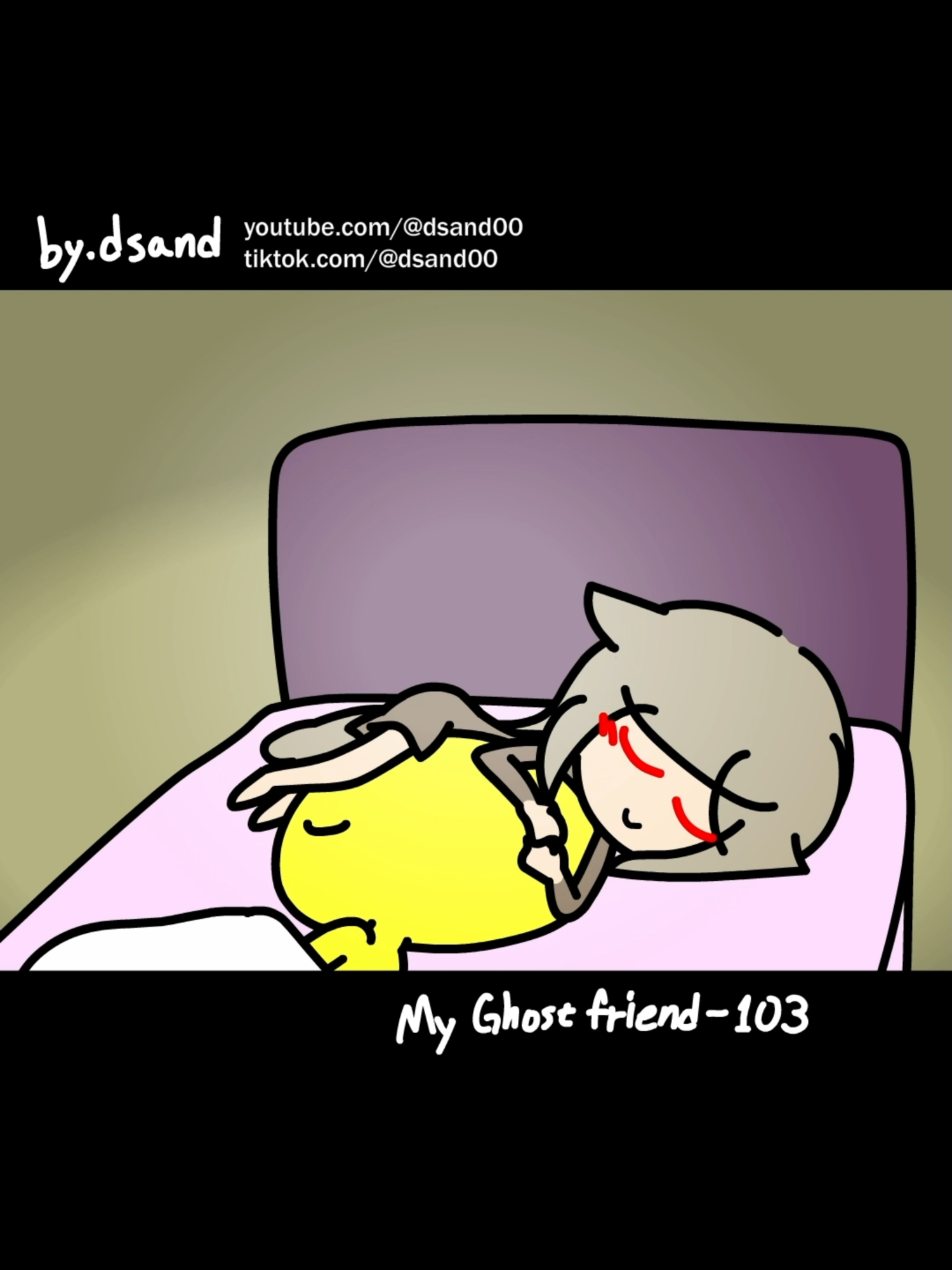 103 - Bob crying while sleeping?😴👻👻 - my ghost friend 103 #fyp #animation #cleaning #trending #viral #dsand #myghostfriend 자는 동안 우는 밥?😴👻👻 susie: i'm making him feel better!!!🥰🥰 수지: 내가 기분 다시 좋게 만들거야!!🥰🥰