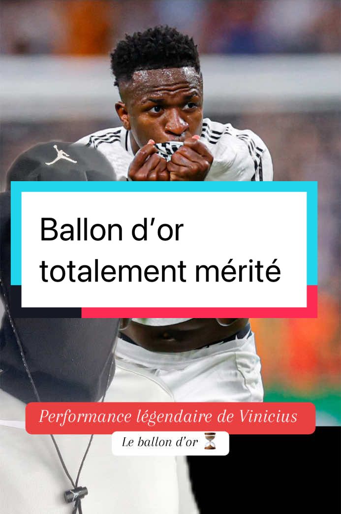 Ballon d’or totalement mérité 👏 #vinicius #realmadridfc #mbappe #ballondor   #championsleague #footballtiktok 