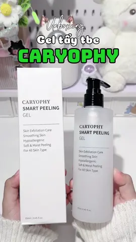 Gel tẩy tbc cho da mặt nhà Caryophy siu ưng luôn mí bà #geltaytebaochet #taytebaochet #taytebaochetcaryophy #caryophy 