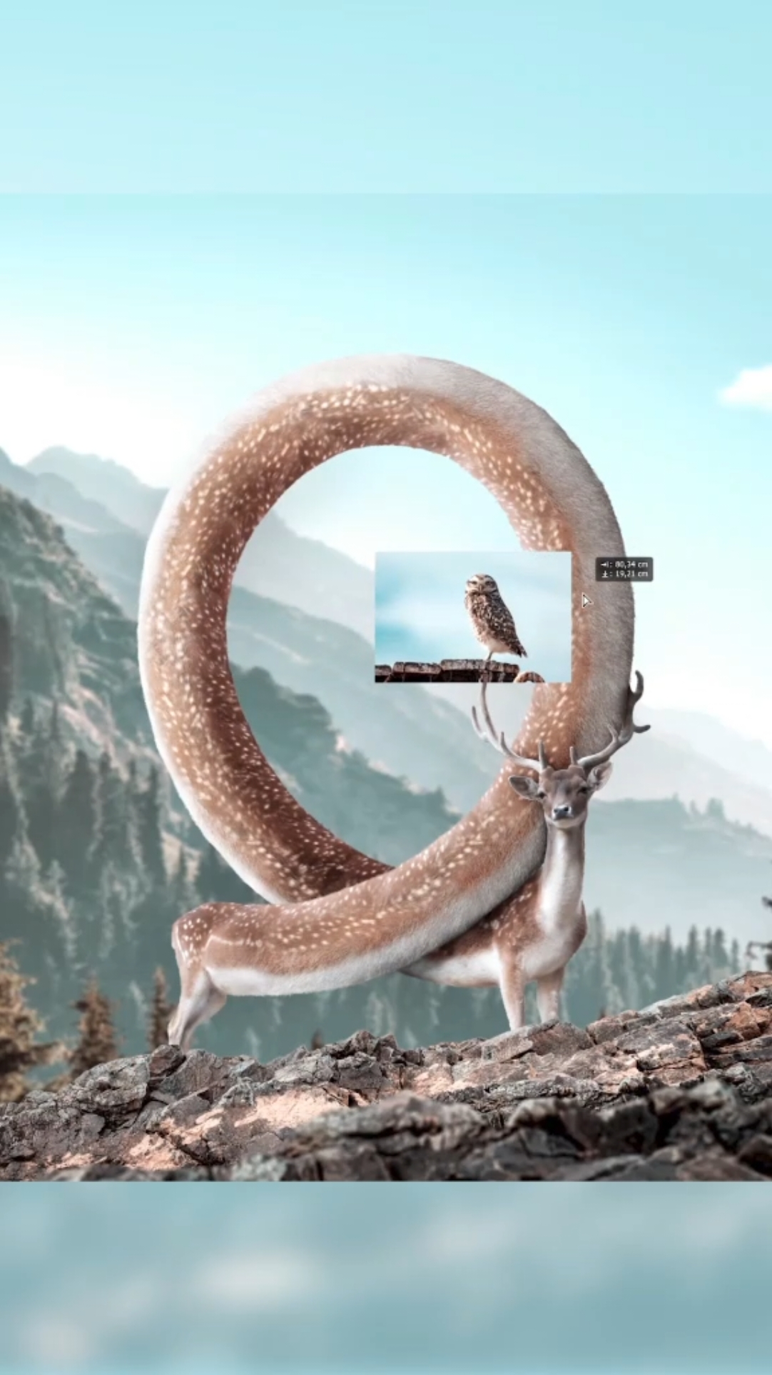 Infinideer 🦌➰ --- Speed Edit 🎥 2020 About 10 hours of creation in 60 seconds. . Created by me (@julien.tabet) using Photoshop. Art Prints and More available in my bio 🖼️ ------------------------------- #digitalart #art #photoshop  #creativity #behindthescenes #speededit 