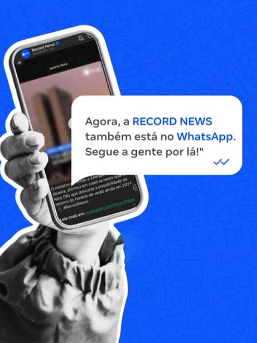 📲 Quer receber as notícias da Record News diretamente no seu WhatsApp? Entre no nosso canal! Para se inscrever, basta ir na aba “Atualizações”, entrar no campo de pesquisa e digitar “Record News”. Depois disso, é só seguir e ativar as notificações para não perder nenhuma atualização. #RecordNews #noticias